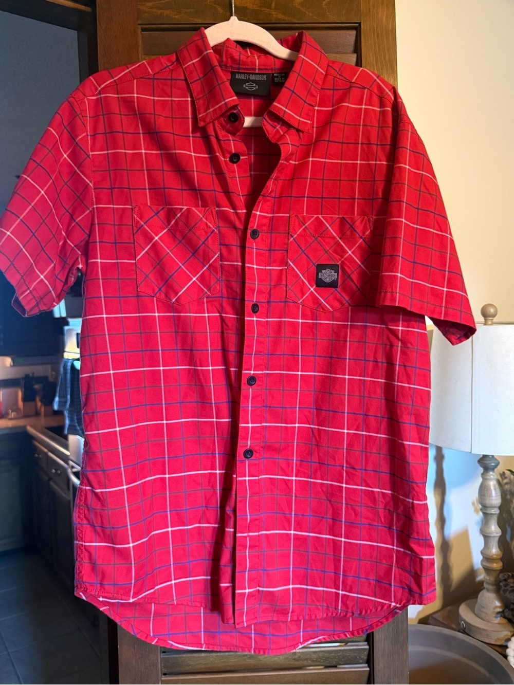 Harley-Davidson Motorcycles Short-sleeved shirt size M EUC - Picture 3 of 3
